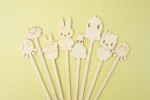 Factory Bulk Natural Customisable Pattern Party Mini Bamboo Fruit Bamboo Sticks - Image 3