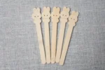 Factory-Batch Custom-Designed Eco-Friendly Biodegradable Bamboo Disposable Ice Cream Sticks - Image 3