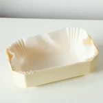 Wooden Rectangular Biodegradable Disposable Food Bread Baguette Pan Paper Cake Box Wooden Baking Mould Packaging Baking Tray