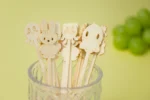 Factory Bulk Natural Customisable Pattern Party Mini Bamboo Fruit Bamboo Sticks - Image 4