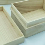 Wholesale Custom Small Gift Simply Square Unfinished Wooden Box Storage with Lid - Image 5