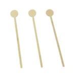 Custom LOGO Biodegradable Wrapped 90/120/170 mm Golf Cocktail Stir Sticks Bamboo Wooden Drink Tea Coffee Stirrer for Beverage