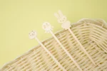 Factory-bulk Eco-friendly Natural Biodegradable Bamboo Disposable Fruit Picks. Custom Designs Available. - Image 2