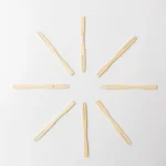 Natural Bulk Compostable Bamboo Bulk Biodegradable 87mm Bamboo Fruit Forks - Image 6