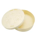 Biodegradable Expensive to Go Box Put Pulp Pudding Foot Tart Cake Food Packing Board Round Wooden Chocolate Brie Cheese Boxes