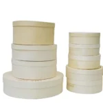 Biodegradable Expensive to Go Box Put Pulp Pudding Foot Tart Cake Food Packing Board Round Wooden Chocolate Brie Cheese Boxes - Image 5