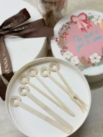 Factory-bulk Eco-friendly Natural Biodegradable Bamboo Disposable Fruit Picks. Custom Designs Available. - Image 6