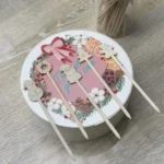 Factory-bulk Eco-friendly Natural Biodegradable Bamboo Disposable Fruit Picks. Custom Designs Available.