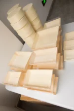 Factory Direct Bulk Stackable Wooden Food Tray Nestable Space Saving Food Grade Bakery Serving Tray Wholesale - Image 6