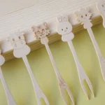 Chinese Zodiac Biodegradable 2023 International Bamboo Brand Expo Gold Award Product Party Bamboo Disposable Bamboo Forks - Image 5